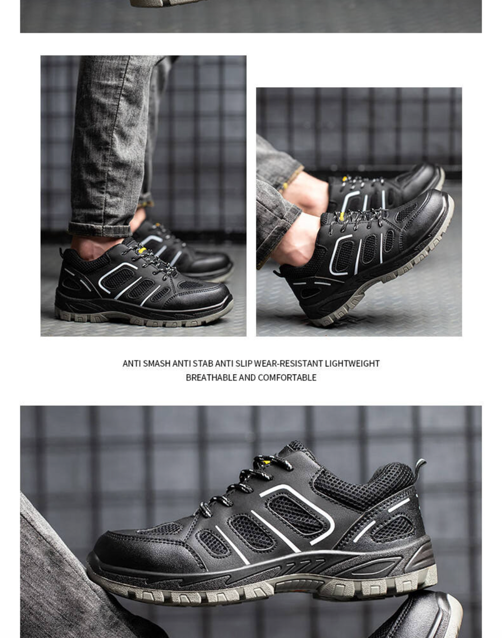 Anti-Static Steel Toe Safety Shoes
